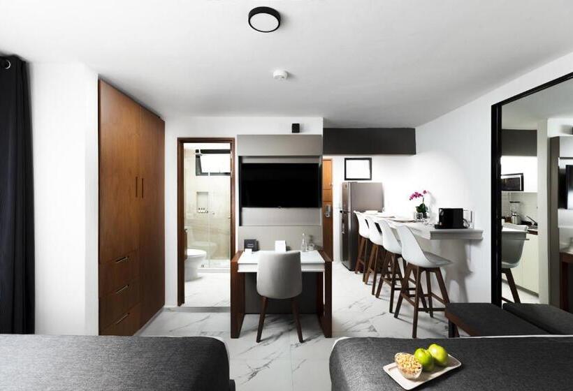 آپارتمان لوکس 1 خوابه, Seven Boutique Apartments Cancún