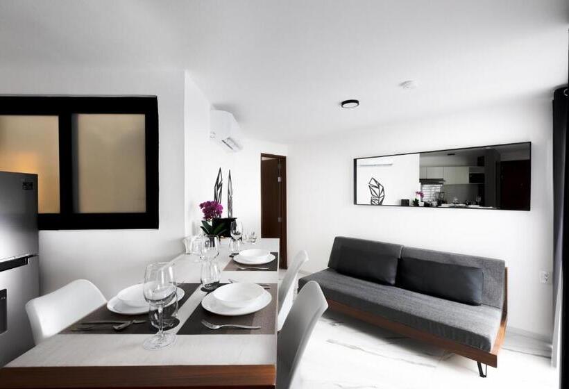آپارتمان 1 خوابه, Seven Boutique Apartments Cancún