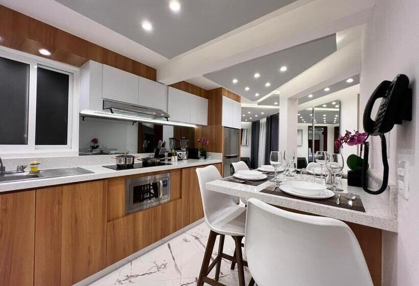 آپارتمان لوکس 1 خوابه, Seven Boutique Apartments Cancún
