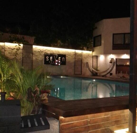 آپارتمان لوکس 1 خوابه, Seven Boutique Apartments Cancún