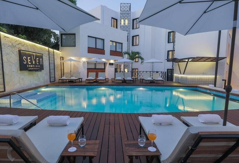 آپارتمان لوکس 1 خوابه, Seven Boutique Apartments Cancún
