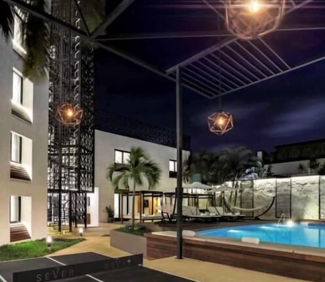 آپارتمان لوکس 1 خوابه, Seven Boutique Apartments Cancún