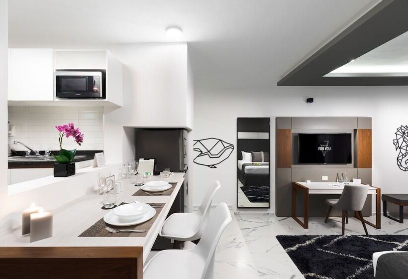 آپارتمان لوکس 1 خوابه, Seven Boutique Apartments Cancún