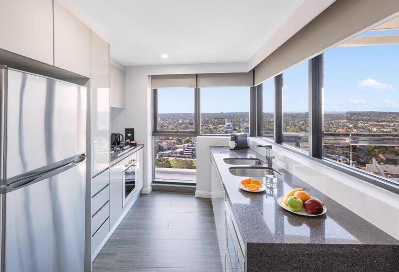 Люкс 2 Спальни, Meriton Suites Church Street, Parramatta