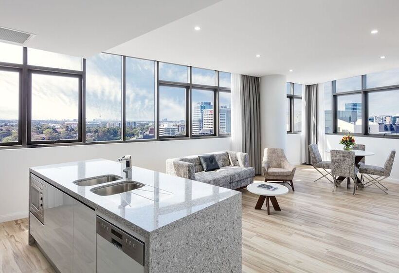 Люкс 2 Спальни, Meriton Suites Church Street, Parramatta