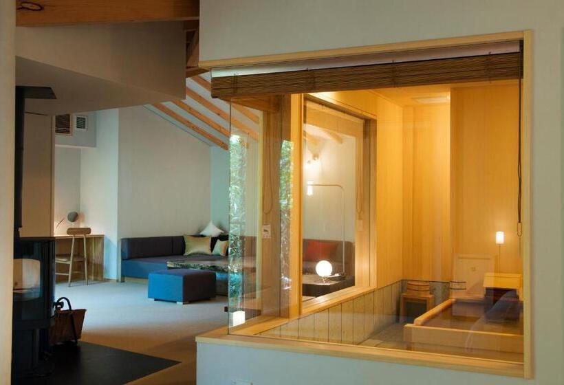 1침실 빌라 정원 전망, Hakone Retreat Villa 1/f