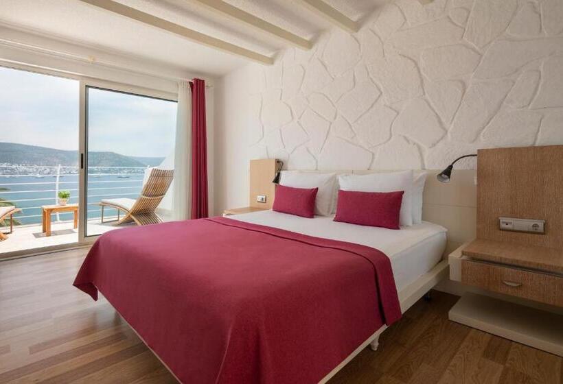 اتاق استاندارد با چشم‌انداز دریا, Prive Hotel Bodrum