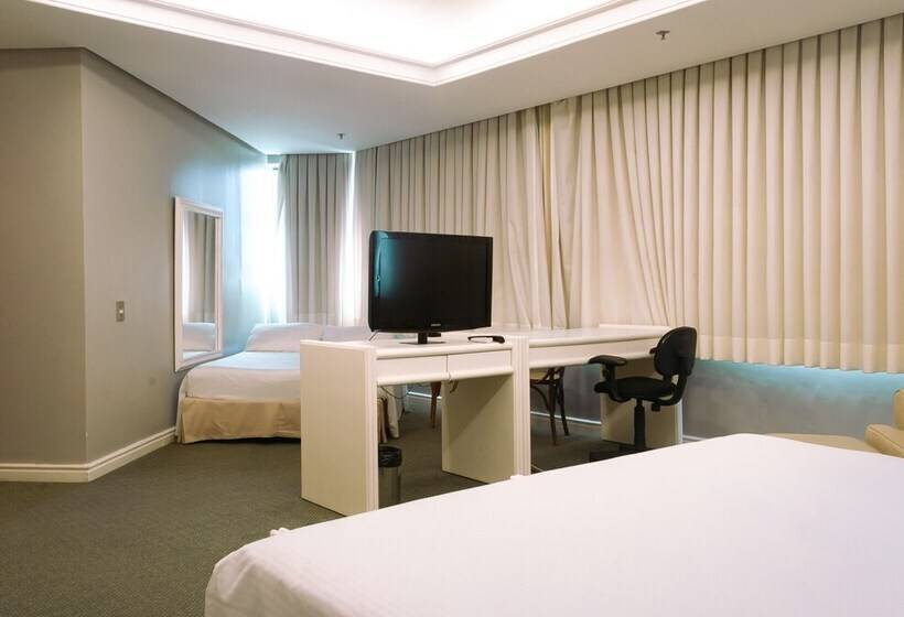 Номер Стандарт, Master Porto Alegre Hotel   Av Carlos Gomes, Próximo Ao Consulado Americano