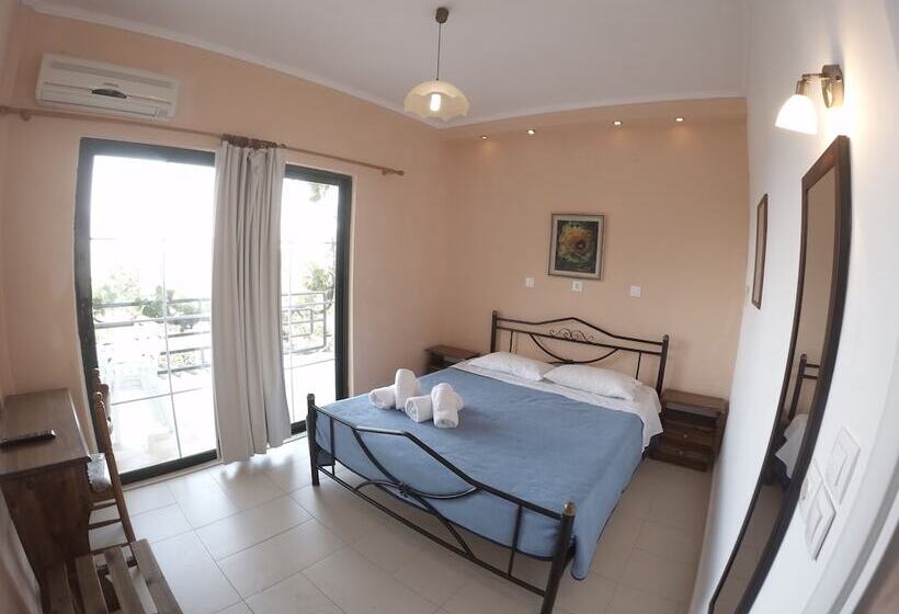 带2个卧室带海景的公寓, Corfu Andromaches Holiday Apartments