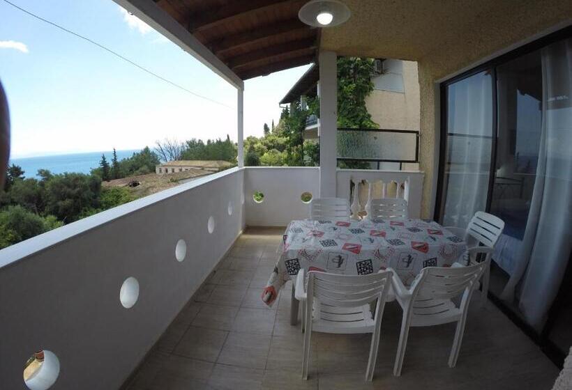 带2个卧室带海景的公寓, Corfu Andromaches Holiday Apartments