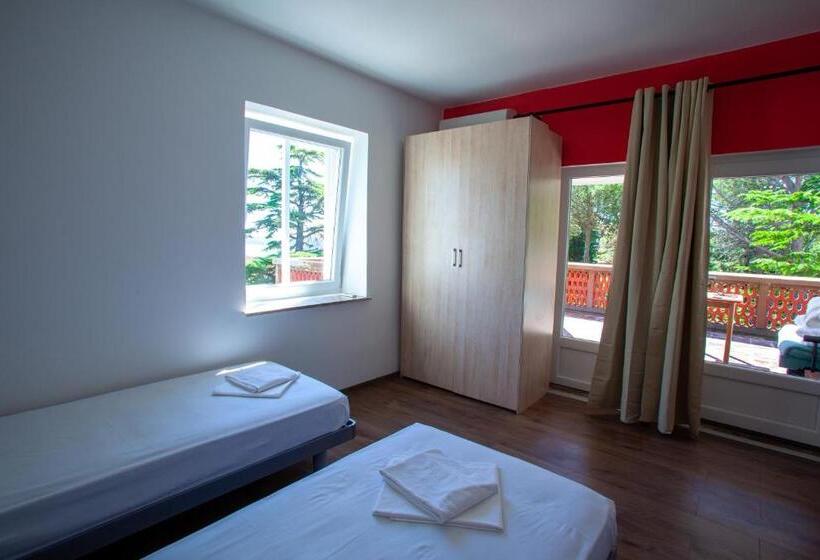 اتاق استاندارد چهارنفره با سرویس بهداشتی مشترک, Hostel Trobenta In Oblak