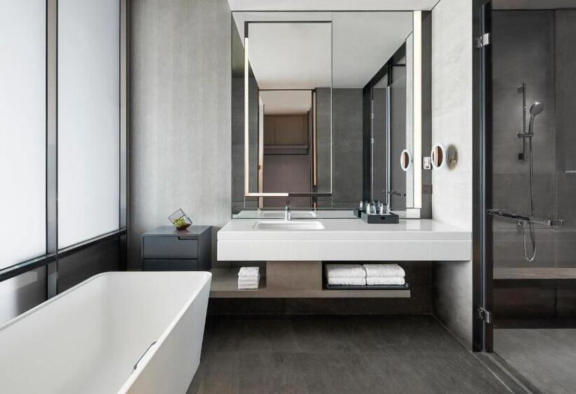 이그제큐티브 룸 퀸침대, Wuhan Marriott Hotel Optics Valley