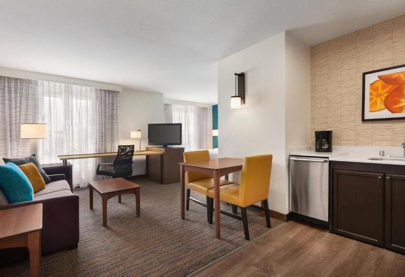 带大床的标准工作室, Residence Inn By Marriott Las Vegas Stadium Area