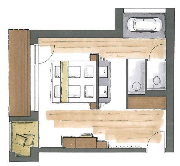 سوئیت پریمیوم, Almmonte Präclarum Suites Design