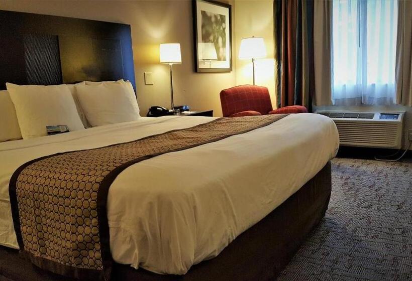 חדר סטנדרט עם מיטת קינג, Baymont By Wyndham Belleville Airport Area Free Airport Shuttle