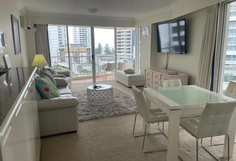 침실 2개 아파트, Broadbeach Holiday Apartments