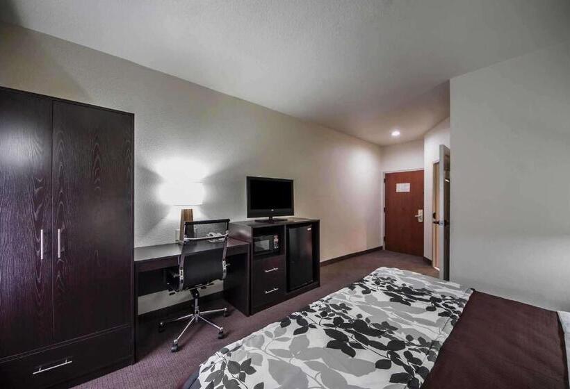 اتاق استاندارد با تخت بزرگ, Sleep Inn & Suites Tulsa Central I 44