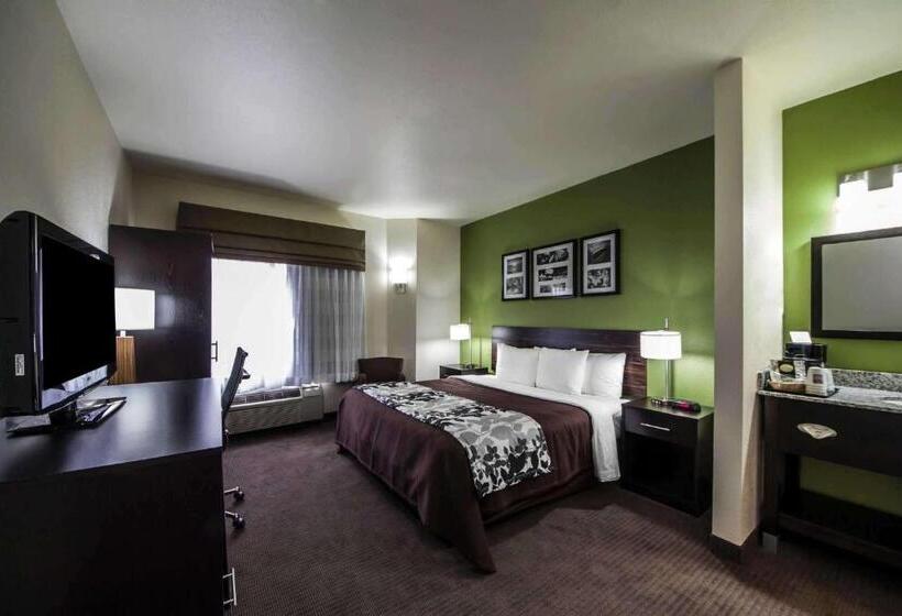 اتاق استاندارد با تخت بزرگ, Sleep Inn & Suites Tulsa Central I 44