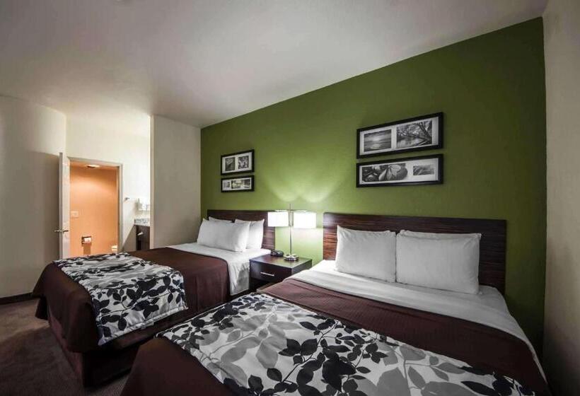 اتاق استاندارد با 2 تخت دوبل, Sleep Inn & Suites Tulsa Central I 44