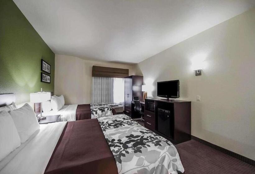 اتاق استاندارد با 2 تخت دوبل, Sleep Inn & Suites Tulsa Central I 44