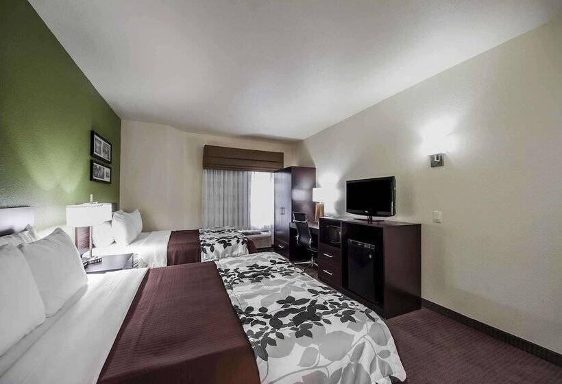 اتاق استاندارد با 2 تخت دوبل, Sleep Inn & Suites Tulsa Central I 44