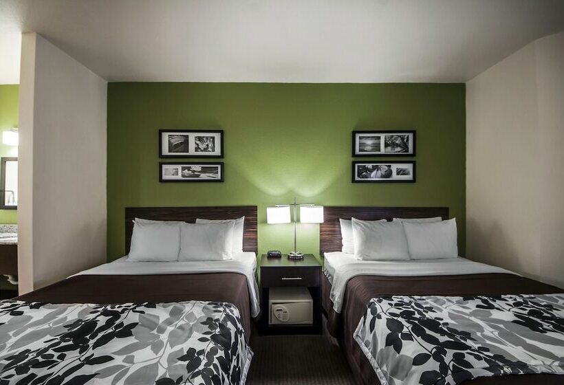 اتاق استاندارد با 2 تخت دوبل, Sleep Inn & Suites Tulsa Central I 44