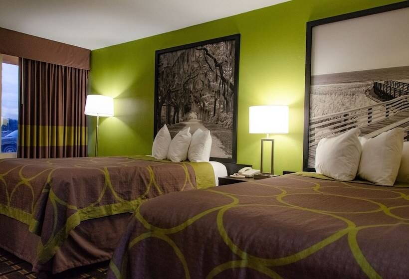 스탠다드 룸 더블 침대 2개, Motel 6 Forsyth, Ga Tift College