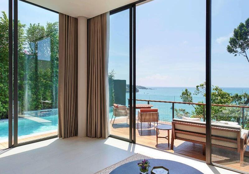 带1个卧室和海景的别墅, V Villas Phuket  Mgallery