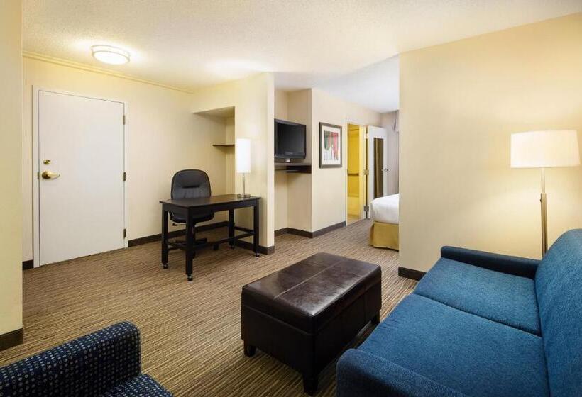 适合残疾人士使用的带超级大床的标准间, Holiday Inn Express & Suites Alpharetta, An Ihg