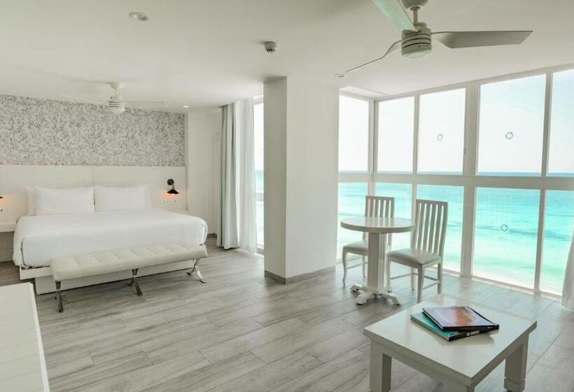 סוויטת ג'וניור פרמים נוף לים, Oleo Cancun Playa All Inclusive Resort