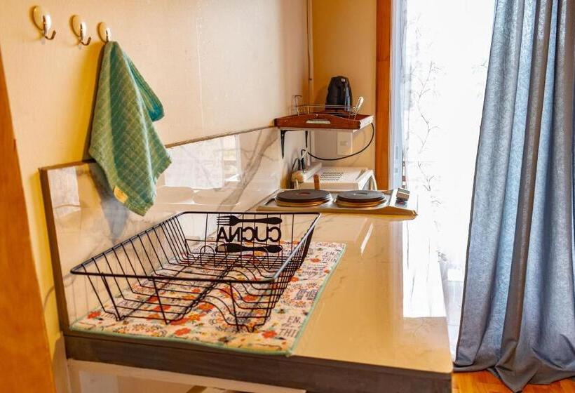 Люкс с Террасой, Cabañas Hostel Aquario Papudo