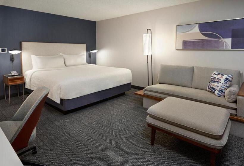 带大床的标准间, Courtyard By Marriott Toronto Mississauga/meadowvale