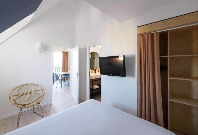 آپارتمان 1 خوابه با چشم‌انداز دریا, Ibis Styles Deauville Villers Plage