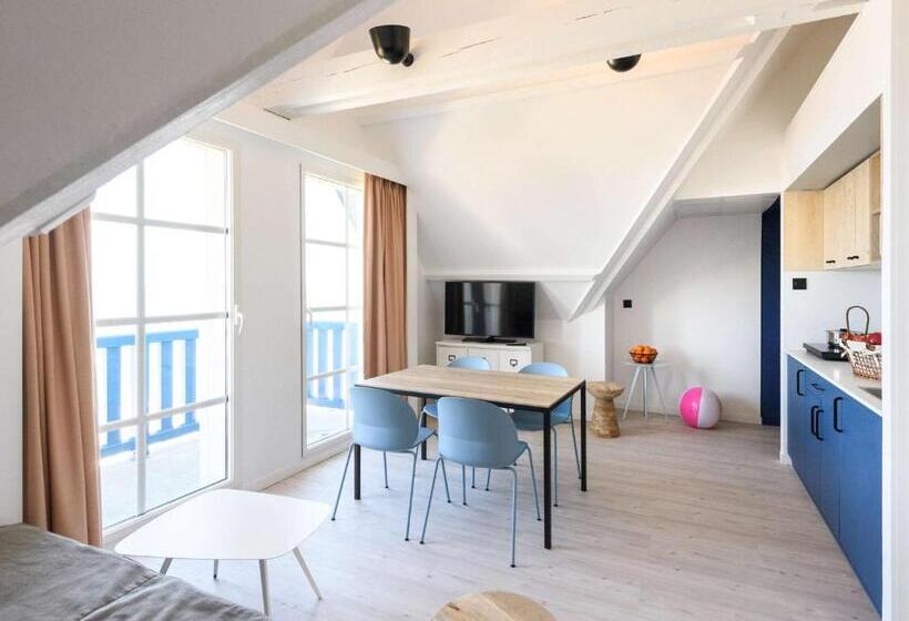 آپارتمان 1 خوابه با چشم‌انداز دریا, Ibis Styles Deauville Villers Plage