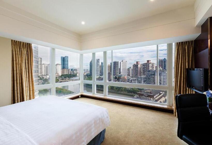 اتاق استاندارد با چشم‌انداز رودخانه, Shangrila Chengdu