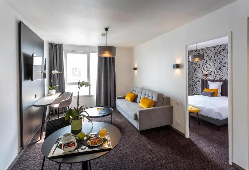 Апартаменты 1 Спальня, Nemea Appart Hotel Europe Velizy Villacoublay