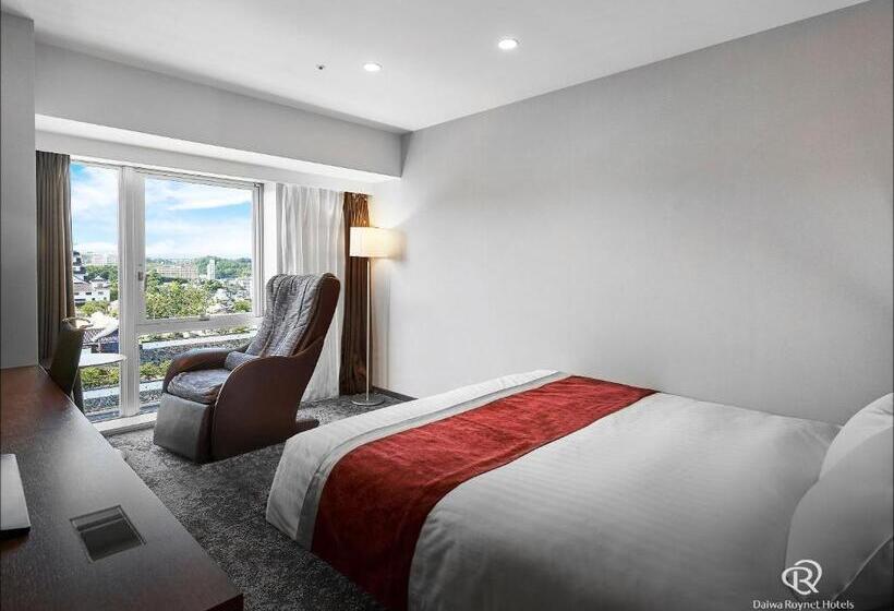 اتاق دلوکس با تخت کینگ و چشم‌انداز, Daiwa Roynet Hotel Fukuyama Ekimae