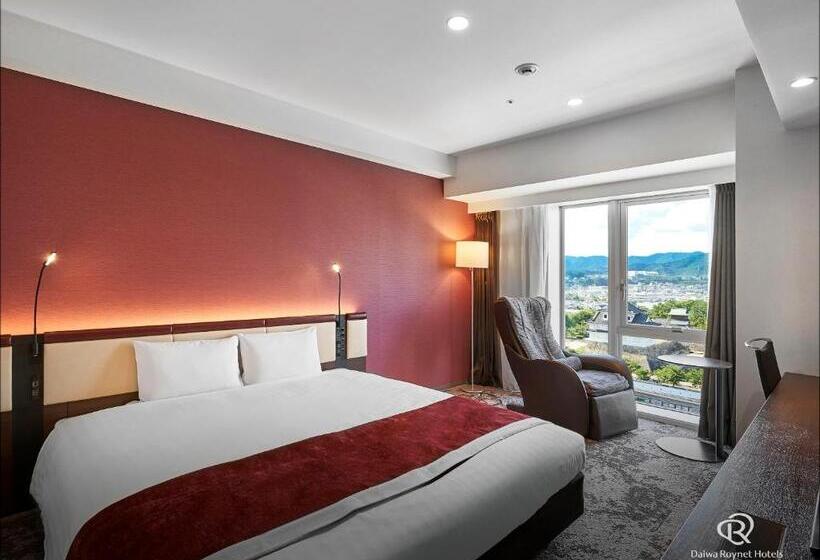 اتاق دلوکس با تخت کینگ و چشم‌انداز, Daiwa Roynet Hotel Fukuyama Ekimae