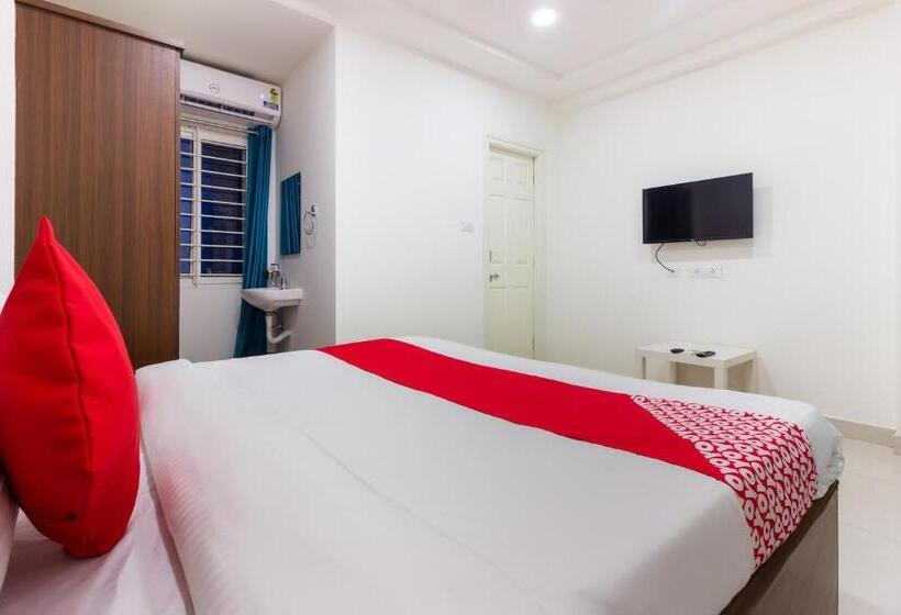 标准间, Super Hotel O Qualia Inn Kondapur Near Botanical Garden