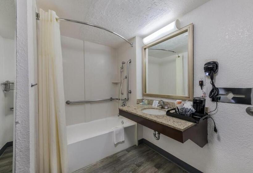 اتاق استاندارد با تخت بزرگ برای معلولان, Quality Inn & Suites Airport