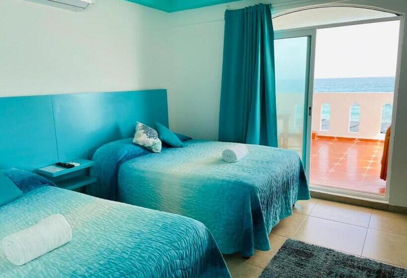 اتاق لوکس با چشم‌انداز دریا, Habitación Amanecer Turquesa #2