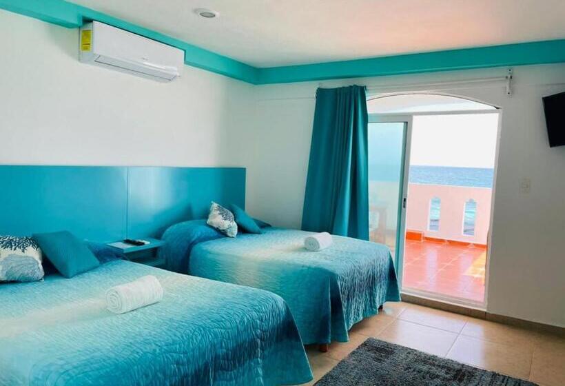 اتاق لوکس با چشم‌انداز دریا, Habitación Amanecer Turquesa #2