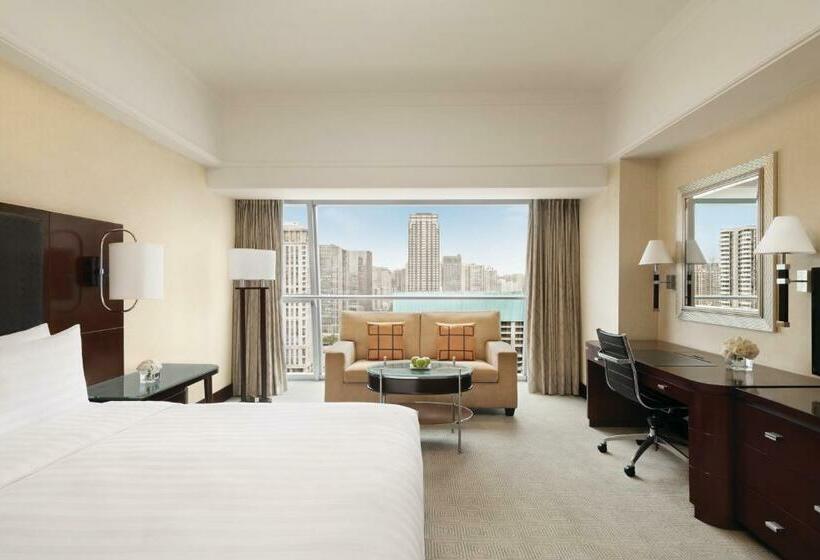 اتاق دلوکس با تخت کینگ و چشم‌انداز شهر, Shangrila Xian