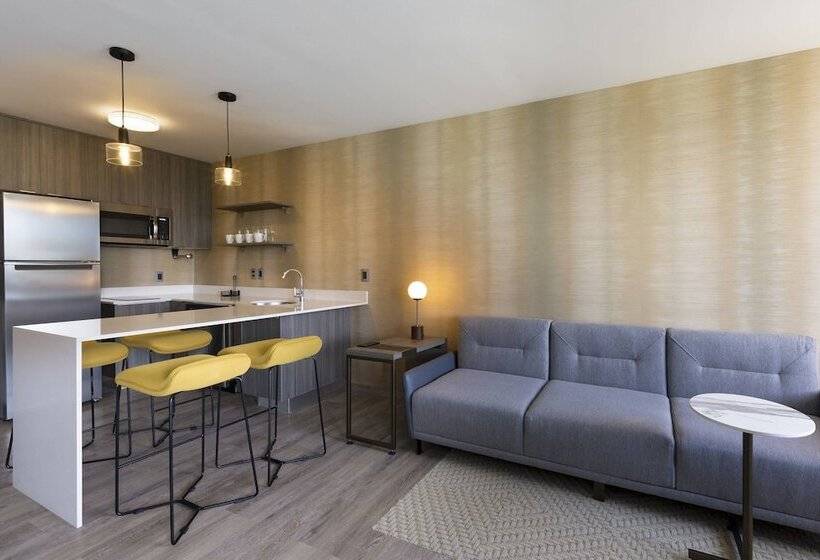 带双人床的标准工作室, Residence Inn By Marriott Cancun Hotel Zone