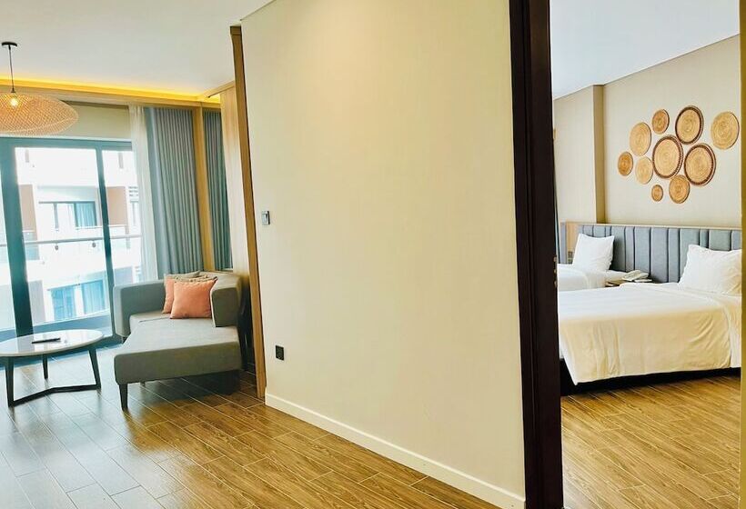 اتاق پرمیوم با چشم‌انداز دریا, Sonaga Beach Resort & Villas Phu Quoc