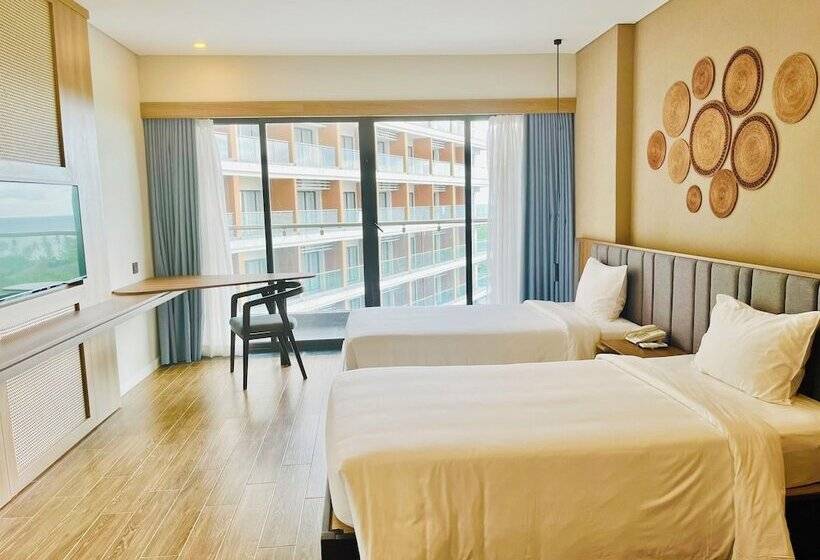 اتاق پرمیوم با چشم‌انداز دریا, Sonaga Beach Resort & Villas Phu Quoc