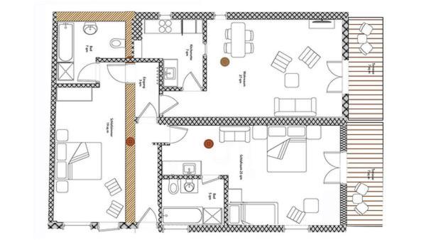 Апартаменты 2 Спальни, Art Lodge Kunstpension