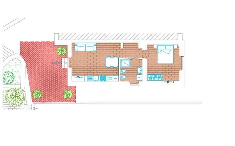 Апартаменты 1 Спальня, Residence Mare Azzurro