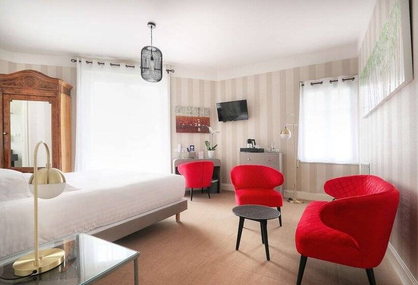 اتاق سوپریور با چشم‌انداز دریا, Best Western Hôtel Brittany La Baule Centre & Plages