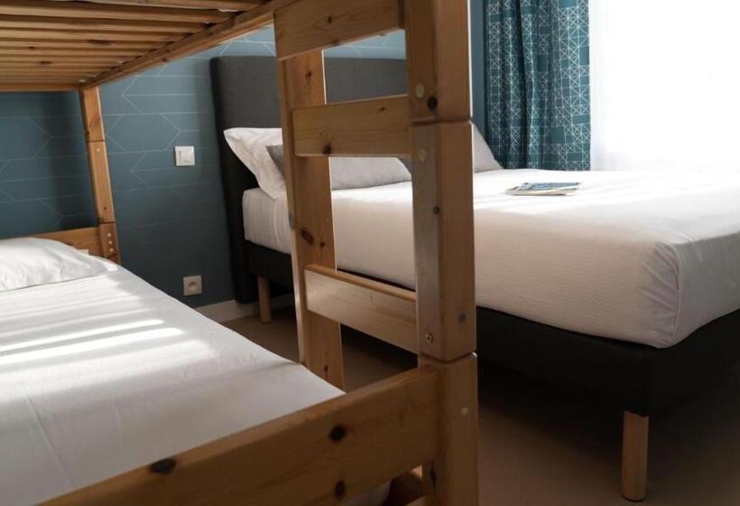 اتاق استاندارد چهار تخته, The Originals City, Hôtel Armen Le Triton, Roscoff